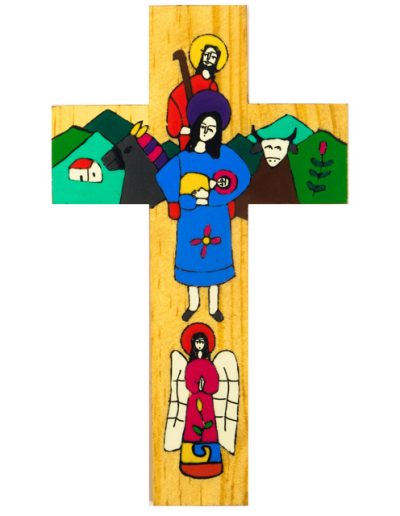 12 Holy Family cross  - Available in 15cm, 25cm