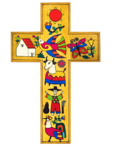 71 Living World cross - Available in 25cm