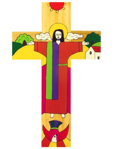 76 Christ is risen cross -  Available in 10cm, 25cm