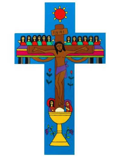 77 Last Supper cross - Available in 25cm