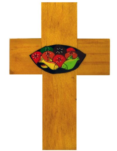 81 Fish and Loaves cross -Available in 12cm