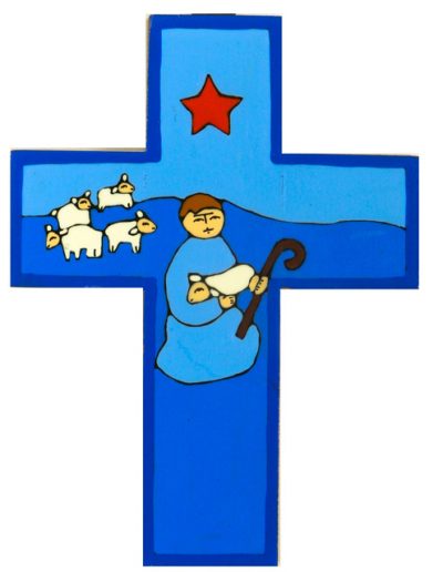 82 Shepherd boy cross - Available in 12cm